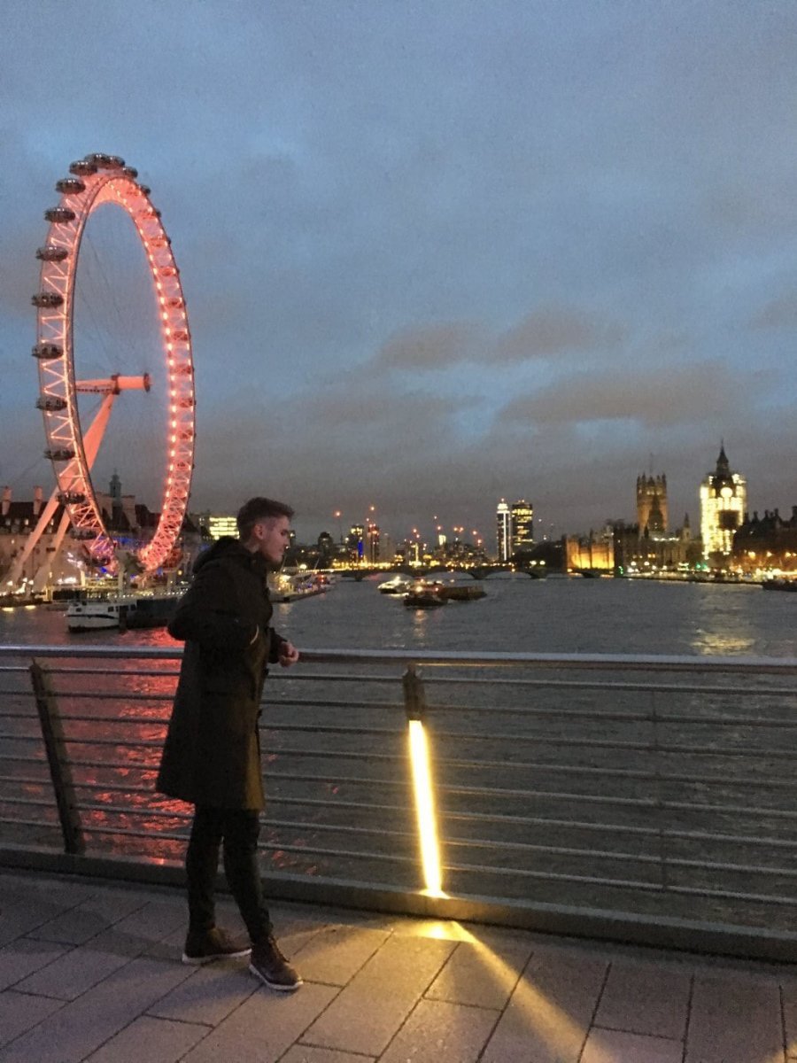 Tomáš, London Eye, štúdium v Anglicku