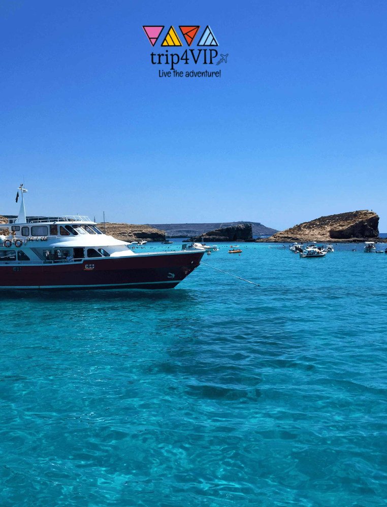 modrá lagúna, malta