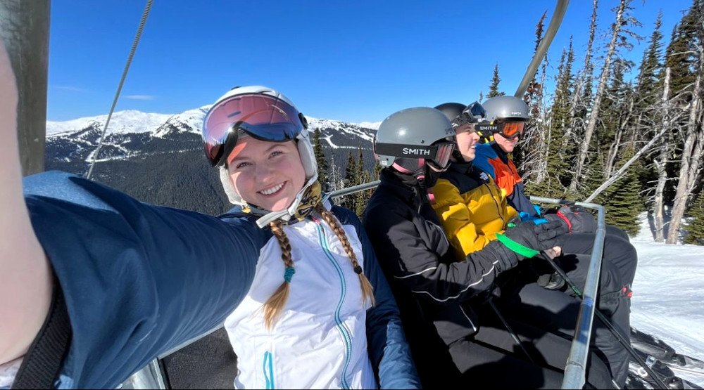 Lyžovanie v Kanade počas stredoškolského pobytu
