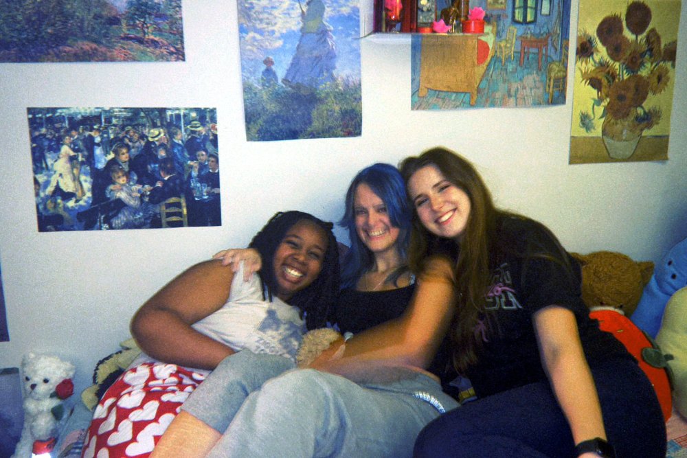 Emma v USA s kamarátkami