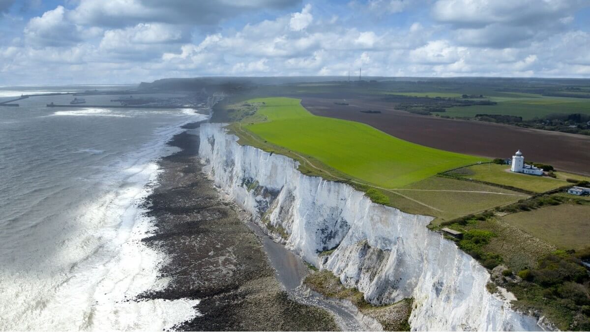 Štúdium v Anglicku, White Cliffs v Doveri