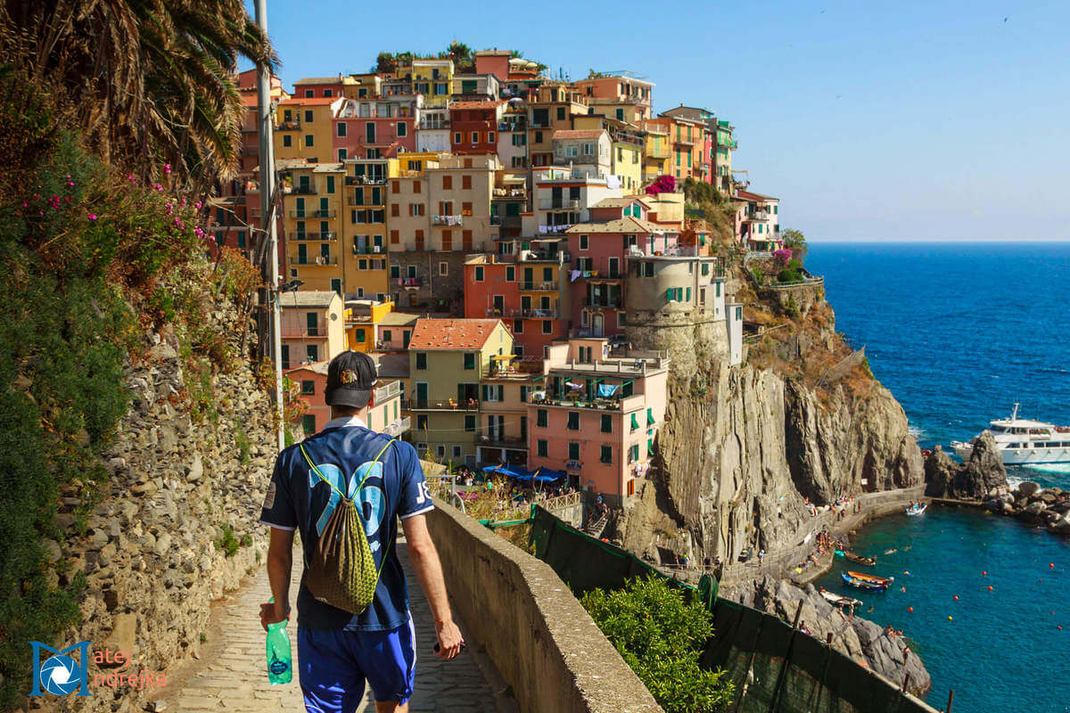 Cestovanie popri štúdiu, mestečko Manarola